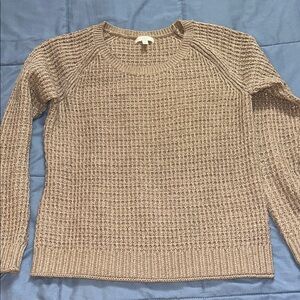 GAP Women's Beige Crew Neck Sweater